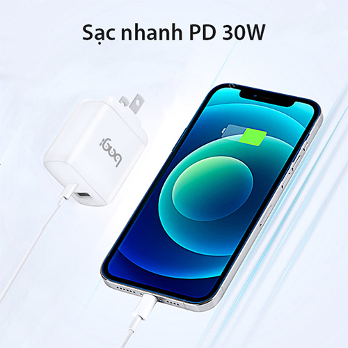 Củ sạc Bagi 30W 2 cổng PD30W