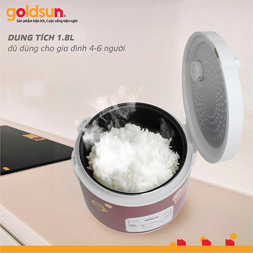 Nồi cơm điện Goldsun GRC5002 1.8L