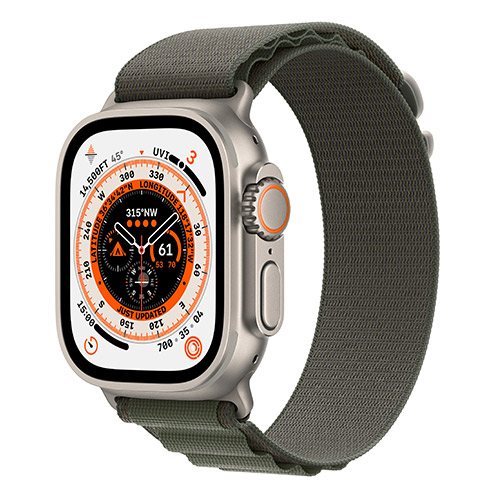 Apple Watch Ultra viền Titanium dây Alpine Loop size M 49mm