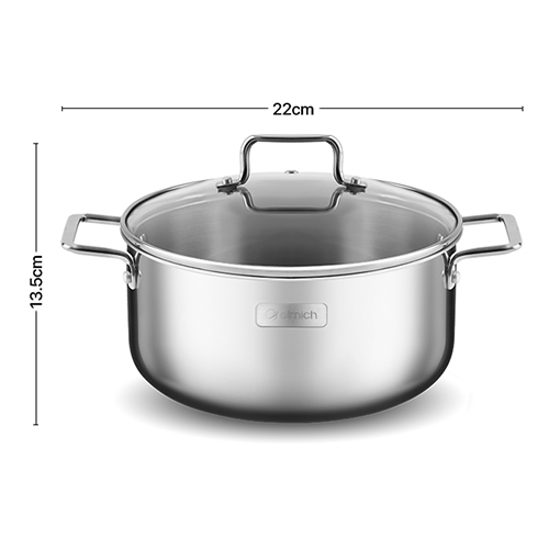 Bộ Inox liền khối Elmich Trimax XR EL-8074 size 16,20,22cm