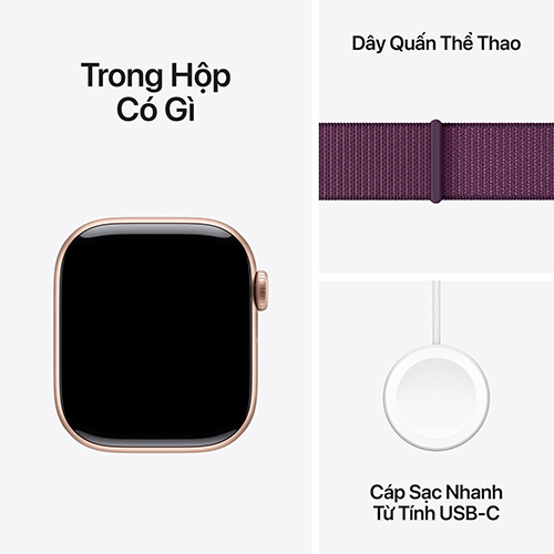 Apple Watch Series 10 Viền nhôm Cellular 46mm Dây Vải