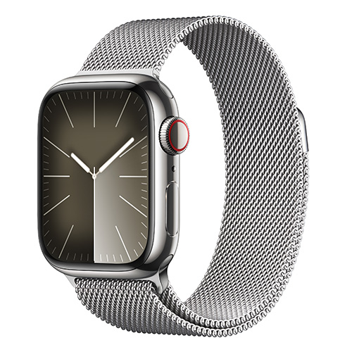 Apple Watch Series 9 Viền thép dây Milanese loop Cellular 45mm