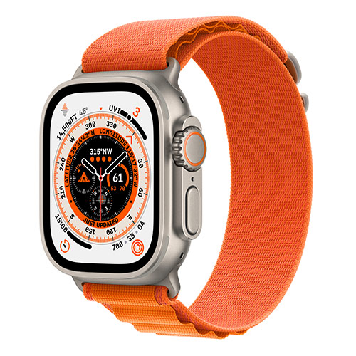 Apple Watch Ultra viền Titanium dây Alpine Loop size S 49mm