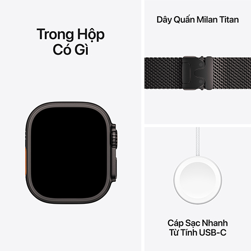 Apple Watch Ultra 2 Cellular 49mm Milanese Loop S