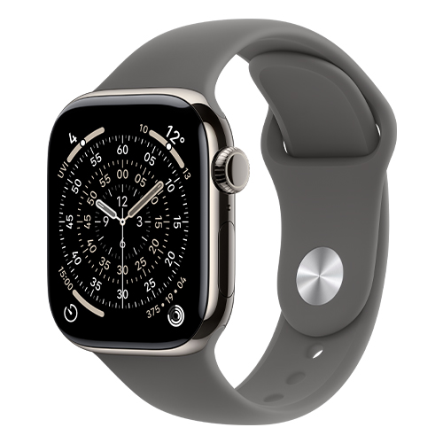 Apple Watch Series 11 Viền Titan Cellular 46mm Dây cao su S/M