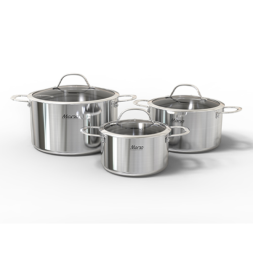 Bộ nồi inox đa lớp Sunhouse Mama SHG701