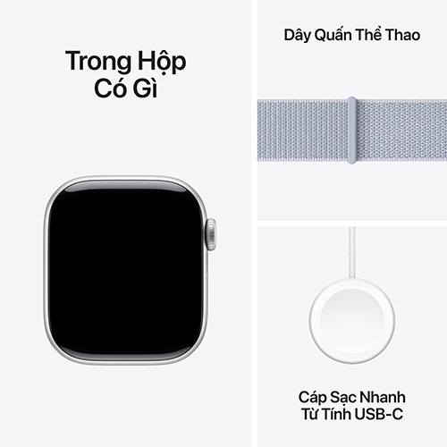 Apple Watch Series 10 Viền nhôm Cellular 46mm Dây Vải