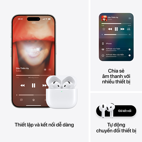 Tai nghe AirPods 4 Khử ồn chủ động