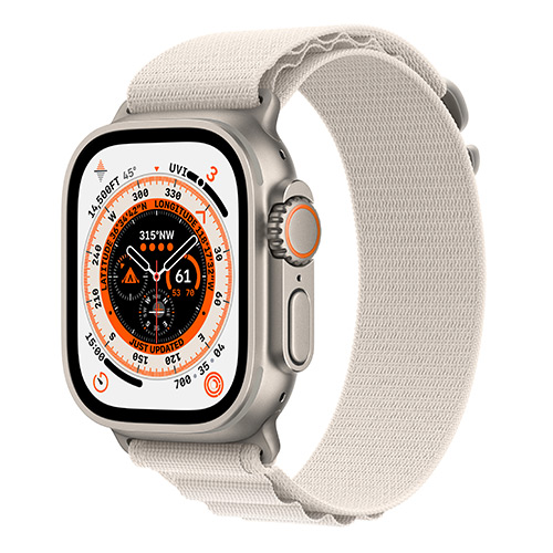 Apple Watch Ultra viền Titanium dây Alpine Loop size M 49mm