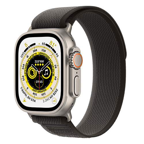 Apple Watch Ultra viền Titanium dây Trail Loop size S/M 49mm