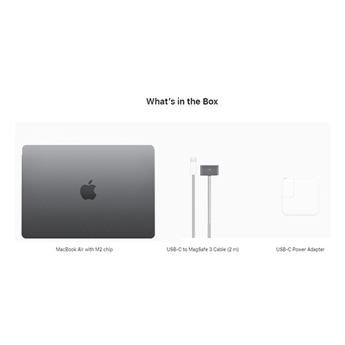 Laptop Apple Macbook Air M2 8GPU/8Gb/256Gb Space Gray - MLXW3SA/A ...