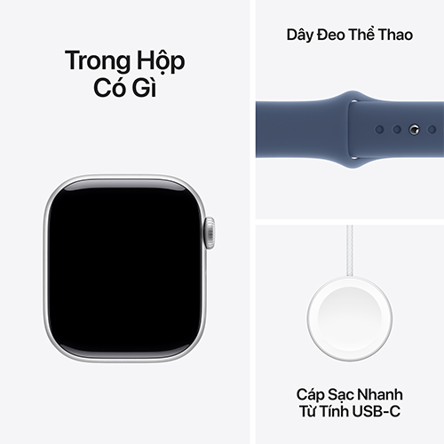 Apple Watch Series 10 Viền nhôm Cellular 46mm Dây Cao Su S/M