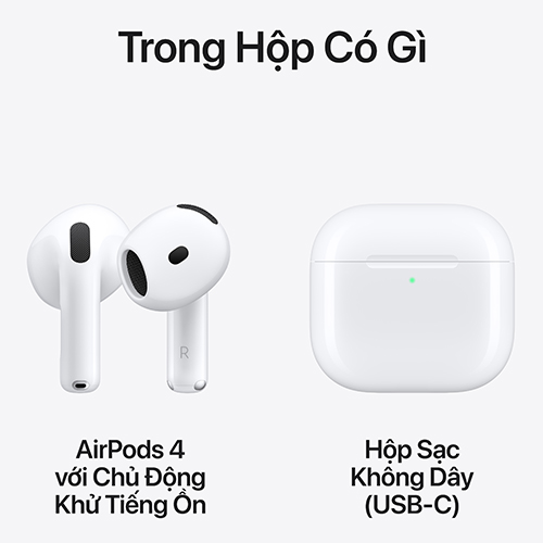 Tai nghe AirPods 4 Khử ồn chủ động