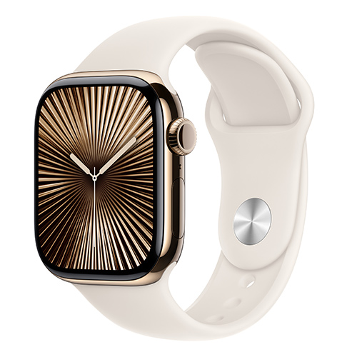 Apple Watch Series 10 Viền Titan Cellular 46mm Dây Cao Su S/M