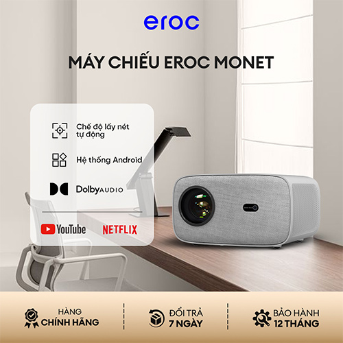 Máy chiếu thông minh Eroc Led Monet Full HD