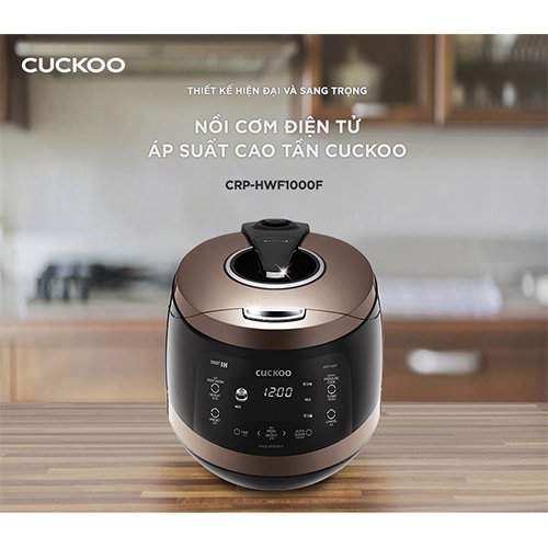 Nồi cơm điện tử cao tần 1.8L Cuckoo CRP-HWF1000F/BKBRVN