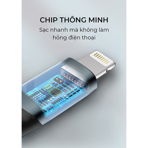 Cáp sạc Bagi C to Lightning I120 1.2m