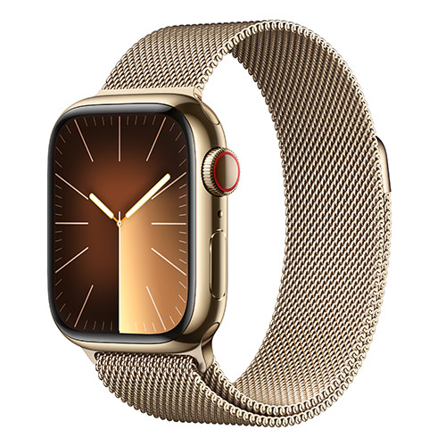 Apple Watch Series 9 Viền thép dây Milanese loop Cellular 41mm