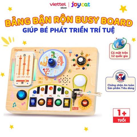 Bảng Bận Rộn Busy Board Gỗ JOYCAT