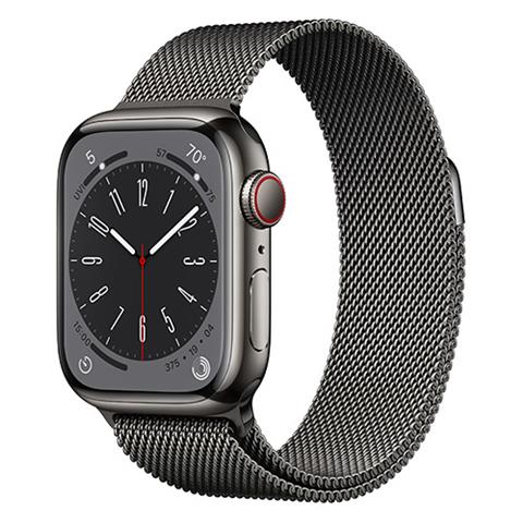 Apple Watch Series 8 viền thép dây Milanese Cellular 41mm