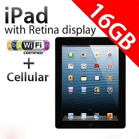 iPad Rentina Cellullar 16GB