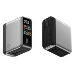 Bộ củ cáp sạc Cuktech GaN AD1204U 120W 4 cổng, kèm cáp Type C 1.5M