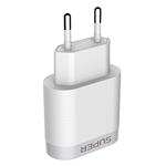 Bộ củ cáp Super A303Q QC3.0 18W kèm cáp USB-C 1m